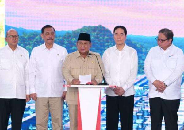 Prabowo Luncurkan 11 Proyek Hilirisasi Senilai Rp180 Triliun, Ekspor Perdana Baterai Kendaraan Listrik Prabowo Luncurkan 11 Proyek Hilirisasi Senilai Rp180 Triliun, Ekspor Perdana Baterai Kendaraan Listrik