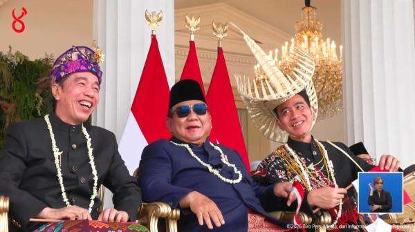 Prabowo dan Jokowi Akrab di Istana, Mensesneg: Memang Bestie Prabowo dan Jokowi Akrab di Istana, Mensesneg: Memang Bestie