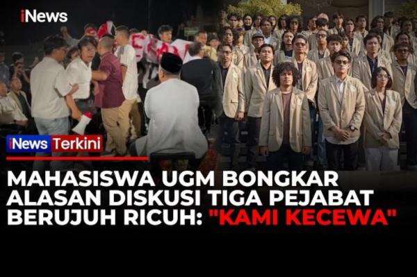 Ricuh Diskusi Pejabat di UGM Terungkap! Mahasiswa: Bentuk Ekspresi Kekecewaan Ricuh Diskusi Pejabat di UGM Terungkap! Mahasiswa: Bentuk Ekspresi Kekecewaan