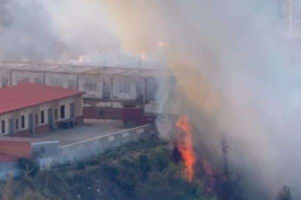 Gunung Bromo Kembali Terbakar, Api Merambat Dekati Homestay dan Jembatan Kaca Gunung Bromo Kembali Terbakar, Api Merambat Dekati Homestay dan Jembatan Kaca