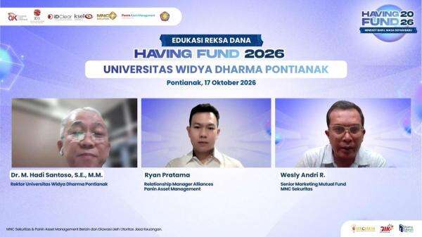 MNC Sekuritas dan Panin AM Ajak Mahasiswa Widya Dharma Pontianak Bangun Mindset Investasi lewat Having Fund 2026 MNC Sekuritas dan Panin AM Ajak Mahasiswa Widya Dharma Pontianak Bangun Mindset Investasi lewat Having Fund 2026