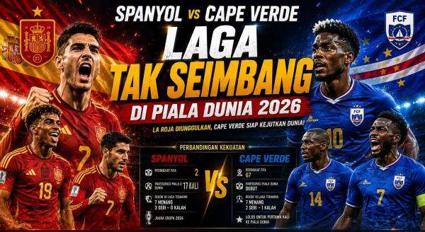 Spanyol vs Cape Verde: Laga Tak Seimbang di Piala Dunia 2026 Spanyol vs Cape Verde: Laga Tak Seimbang di Piala Dunia 2026