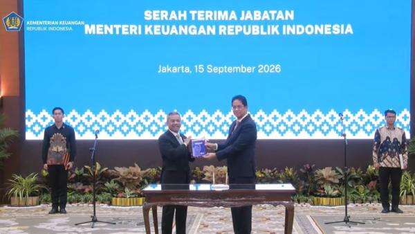 Serah Terima Jabatan Menkeu ke Suahasil, Purbaya: Terima Kasih atas Kerja Sama Satu Tahun Ini Serah Terima Jabatan Menkeu ke Suahasil, Purbaya: Terima Kasih atas Kerja Sama Satu Tahun Ini