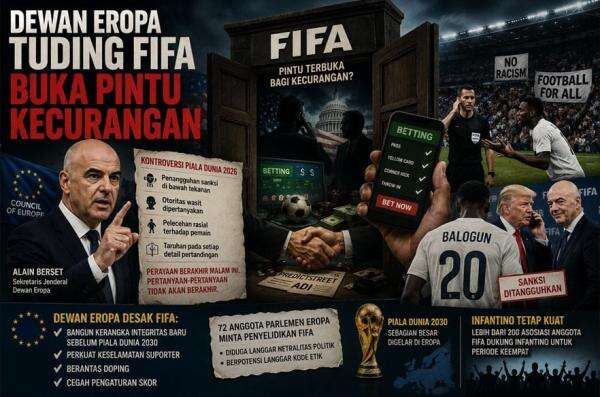 Dewan Eropa Tuding FIFA Buka Pintu Kecurangan Dewan Eropa Tuding FIFA Buka Pintu Kecurangan