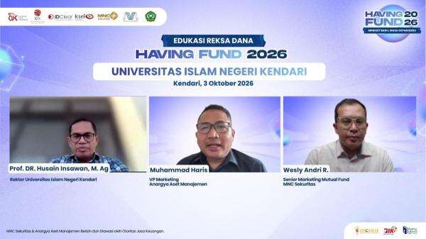 MNC Sekuritas dan Anargya Aset Manajemen Hadirkan Having Fund 2026 di Universitas Islam Negeri Kendari MNC Sekuritas dan Anargya Aset Manajemen Hadirkan Having Fund 2026 di Universitas Islam Negeri Kendari