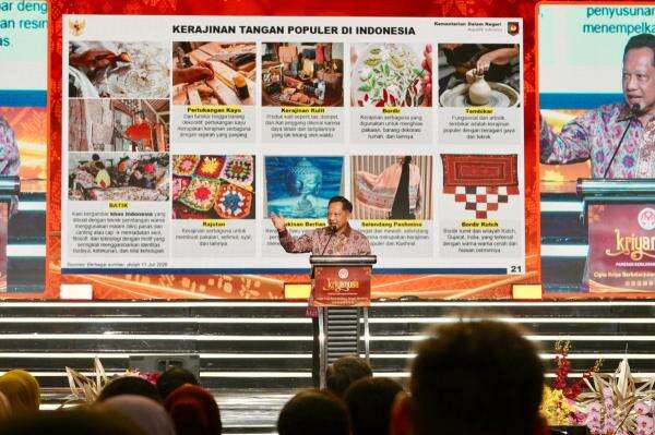 Tutup Rangkaian Kriyanusa 2026, Mendagri Tito: Potensi Kerajinan Indonesia Luar Biasa Tutup Rangkaian Kriyanusa 2026, Mendagri Tito: Potensi Kerajinan Indonesia Luar Biasa