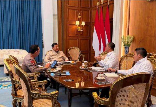 Prabowo Bertemu Kapolri di Istana, Bahas Kamtibmas hingga Persiapan Hari Bhayangkara 2026 Prabowo Bertemu Kapolri di Istana, Bahas Kamtibmas hingga Persiapan Hari Bhayangkara 2026