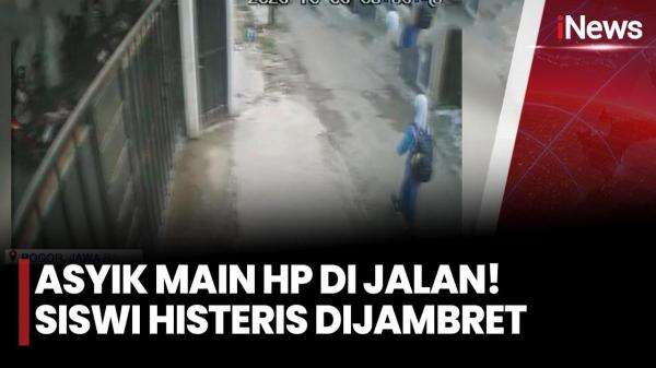 Jambret HP Siswi Panik Dikejar Warga Usai Korban Berteriak Histeris Jambret HP Siswi Panik Dikejar Warga Usai Korban Berteriak Histeris