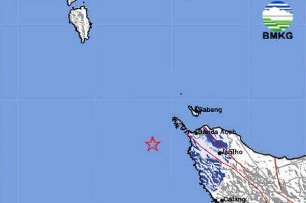 Gempa Terkini M 4,5 Guncang Sabang, Getaran Dirasakan hingga Banda Aceh Gempa Terkini M 4,5 Guncang Sabang, Getaran Dirasakan hingga Banda Aceh