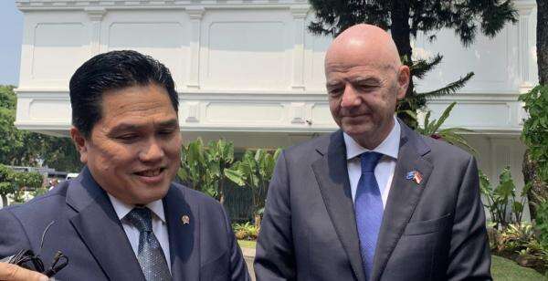 Presiden FIFA dan Erick Thohir Temui Prabowo Siang Ini di Istana Presiden FIFA dan Erick Thohir Temui Prabowo Siang Ini di Istana