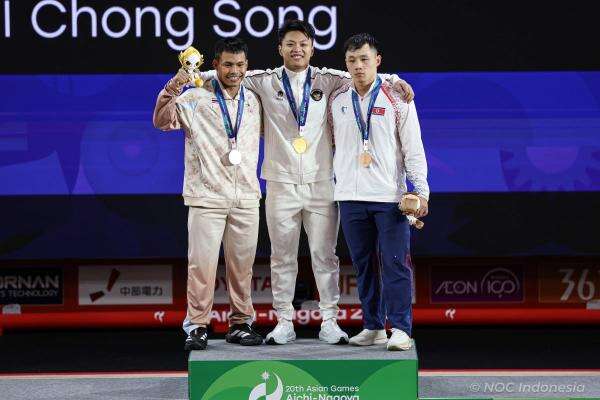 Klasemen Sementara Perolehan Medali Asian Games 2026 Setelah Rahmat Erwin Abdullah Raih Emas Klasemen Sementara Perolehan Medali Asian Games 2026 Setelah Rahmat Erwin Abdullah Raih Emas