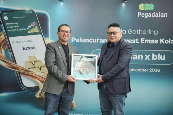 Makin Mudah Investasi Emas, Pegadaian Gandeng blu Lewat bluInvest Emas dengan Modal Rp10 Ribu Makin Mudah Investasi Emas, Pegadaian Gandeng blu Lewat bluInvest Emas dengan Modal Rp10 Ribu