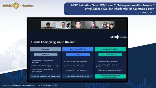 MNC Sekuritas Gelar SPM Level 2: Mengenal Analisis Teknikal untuk Mahasiswa dan Akademisi IBI Kesatuan Bogor MNC Sekuritas Gelar SPM Level 2: Mengenal Analisis Teknikal untuk Mahasiswa dan Akademisi IBI Kesatuan Bogor