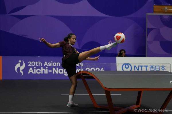 Indonesia Pastikan Medali di Teqball Asian Games 2026, Sumaya Siap Tempur di Final Indonesia Pastikan Medali di Teqball Asian Games 2026, Sumaya Siap Tempur di Final