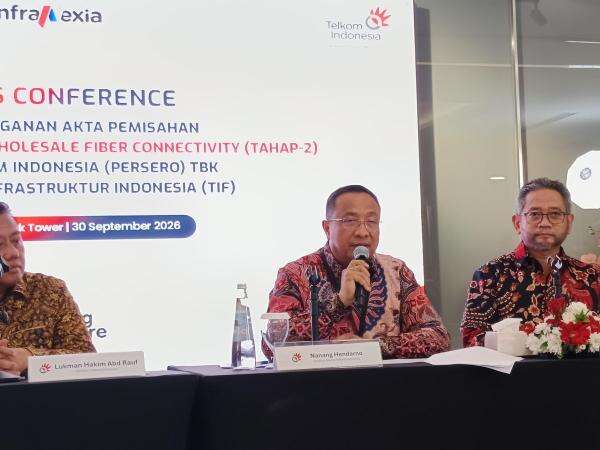 Telkom (TLKM) Pisahkan Aset Infrastruktur Senilai Rp85,7 Triliun Telkom (TLKM) Pisahkan Aset Infrastruktur Senilai Rp85,7 Triliun