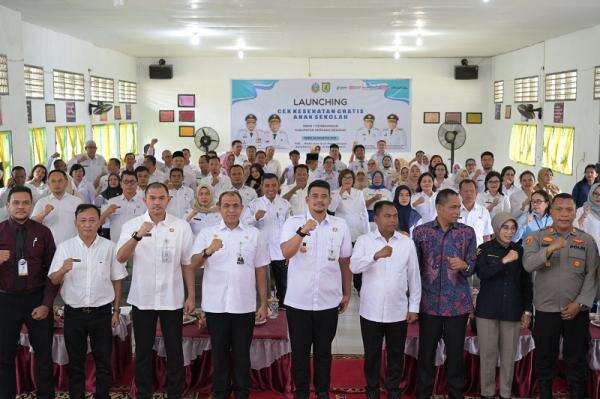 Bobby Nasution Luncurkan Program Cek Kesehatan Gratis untuk Siswa SD hingga SMA se-Sumut