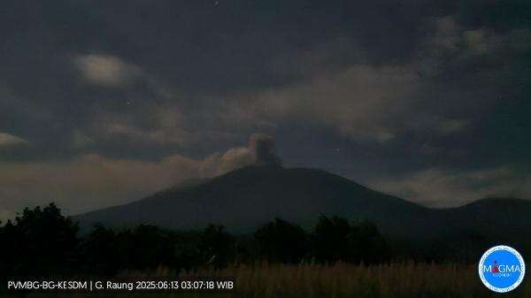 Gunung Raung Meletus Lagi, Semburan Awan Panas Setinggi 900 Meter