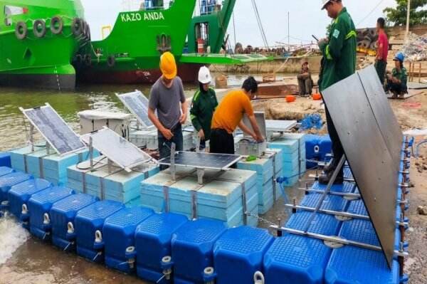 ITS Luncurkan Purwarupa PLTS Apung Laut Pertama Di Indonesia, Ini ...