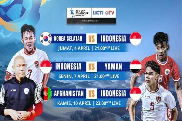 Jadwal Siaran Langsung Timnas Indonesia U-17 di Piala Asia U-17: Terbang Tinggi Garuda Muda! Jadwal Siaran Langsung Timnas Indonesia U-17 di Piala Asia U-17: Terbang Tinggi Garuda Muda!