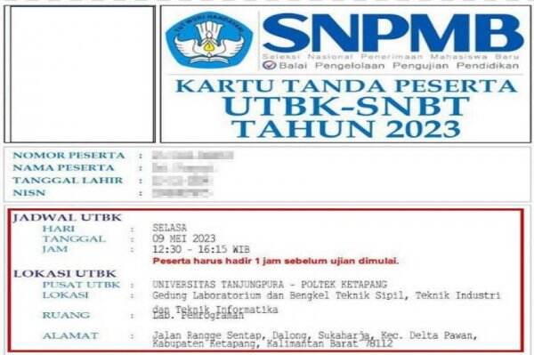 Mau Ujian Lancar Ini Daftar Barang Yang Wajib Dibawa Saat Utbk Snbt News On Rcti