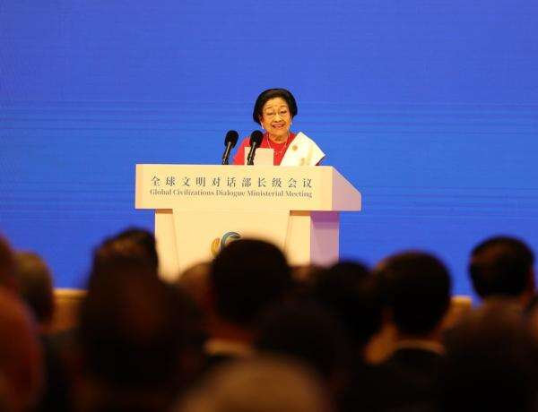 Angkat Pidato Bung Karno, Megawati Serukan Bangun Dunia Baru di Forum Global Beijing