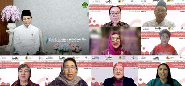 Hari Perempuan Internasional, Menag Nasaruddin Ingatkan Masih Banyak Penafsiran Agama Bias Gender Hari Perempuan Internasional, Menag Nasaruddin Ingatkan Masih Banyak Penafsiran Agama Bias Gender