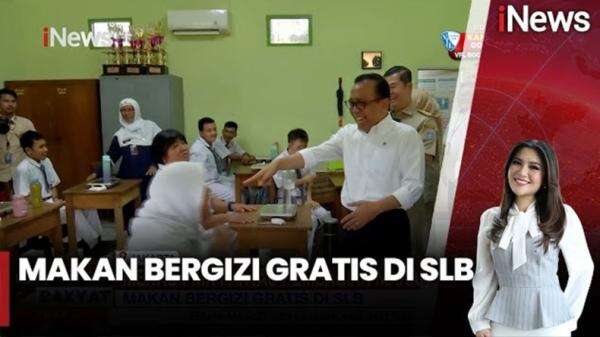 Menko PMK Tinjau Langsung Pembagian Makan Bergizi Gratis di SLB Menko PMK Tinjau Langsung Pembagian Makan Bergizi Gratis di SLB