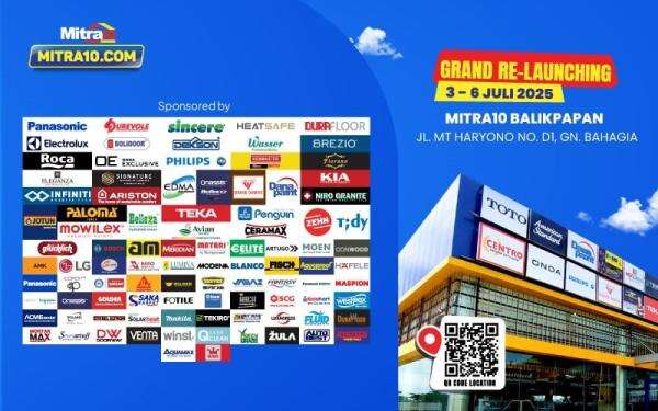 Mitra10 Balikpapan Hadir dengan Wajah Baru: Kini Lebih Luas, Lengkap, dan Nyaman! Mitra10 Balikpapan Hadir dengan Wajah Baru: Kini Lebih Luas, Lengkap, dan Nyaman!