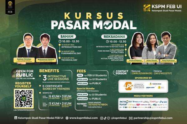 MNC Asset Management dan KSPM FEB UI Gelar Webinar Kursus Sekolah Pasar Modal MNC Asset Management dan KSPM FEB UI Gelar Webinar Kursus Sekolah Pasar Modal