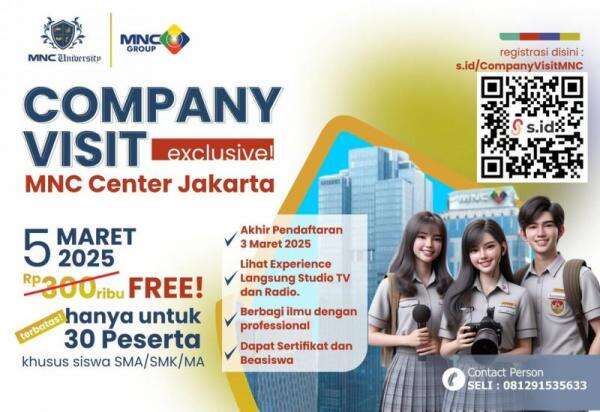 MNC University Gelar Kunjungan Industri Gratis bagi Siswa SMA, Kenalkan ...