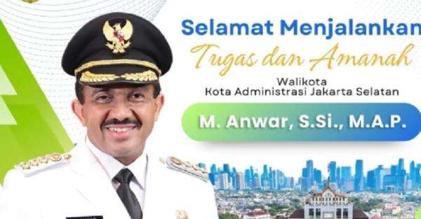 Profil dan Kekayaan M Anwar Wali Kota Jakarta Selatan yang Baru Profil dan Kekayaan M Anwar Wali Kota Jakarta Selatan yang Baru