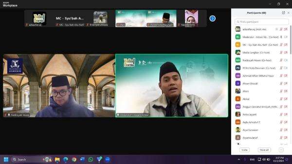 PCINU Suriah Gelar Webinar, Gus Nadir Ajak Santri Indonesia Menjadi Teladan Dunia PCINU Suriah Gelar Webinar, Gus Nadir Ajak Santri Indonesia Menjadi Teladan Dunia