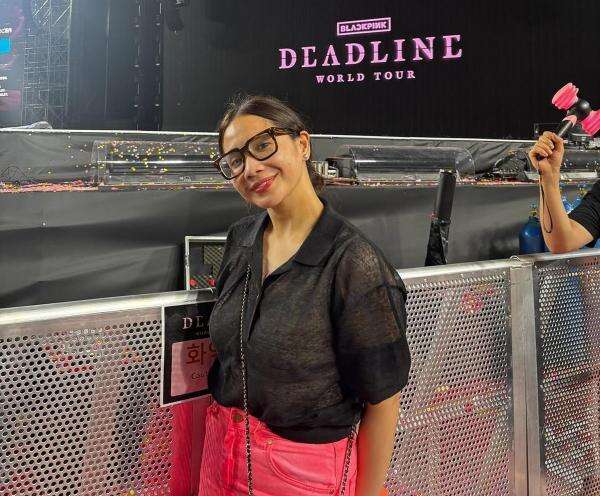 Potret Nagita Slavina Nonton Konser BLACKPINK di Korea Selatan, Pakai Outfit Senada dengan Personelnya