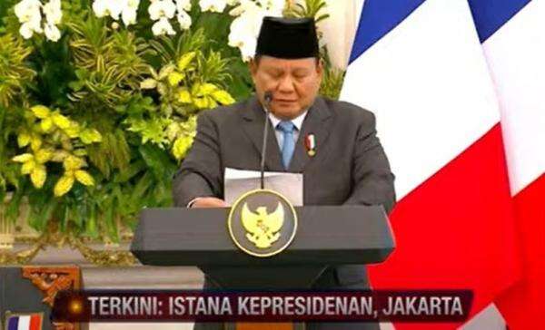 Prabowo: Prancis Siap Dorong Perdamaian Palestina dan Dukung Kemerdekaan Penuh Prabowo: Prancis Siap Dorong Perdamaian Palestina dan Dukung Kemerdekaan Penuh