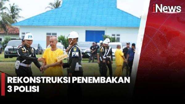 Penampakan Rekonstruksi Oknum TNI Tembak 3 Polisi di Way Kanan Lampung Penampakan Rekonstruksi Oknum TNI Tembak 3 Polisi di Way Kanan Lampung