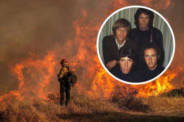 Rumah Tempat Gitaris Band The Doors Tulis Lagu Light My Fire Hangus Terbakar dalam Kebakaran Los Angeles Rumah Tempat Gitaris Band The Doors Tulis Lagu Light My Fire Hangus Terbakar dalam Kebakaran Los Angeles