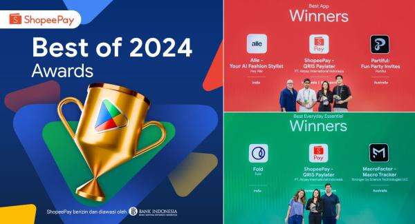 ShopeePay Raih Dua Penghargaan “Best of 2024” dari Google Play | News+ ...