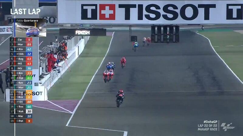 MotoGP Doha 2021 Pecahkan Rekor Finis Paling Dekat