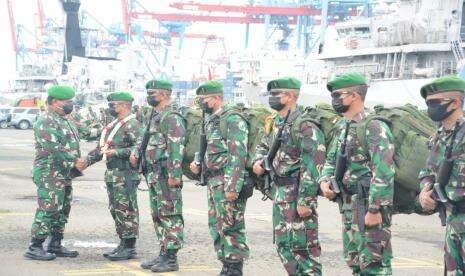 Pangdam Siliwangi Sambut Prajurit Usai Tugas Pamtas