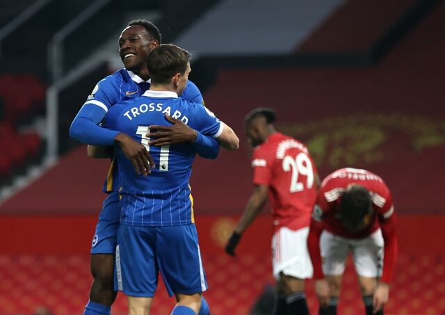 Dibobol Eks Pemain, Manchester United Tertingal dari Brighton di Babak Pertama