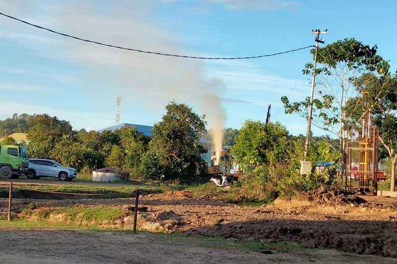 Sumur Milik Pertamina di Tarakan Mengeluarkan Semburan Lumpur dan Bau