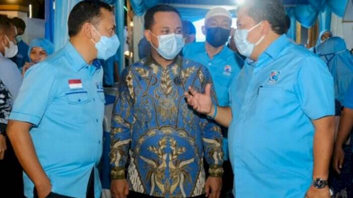Fahri Hamzah dan Jajaran Partai Gelora Silaturahmi ke Plt Gubernur Sulsel