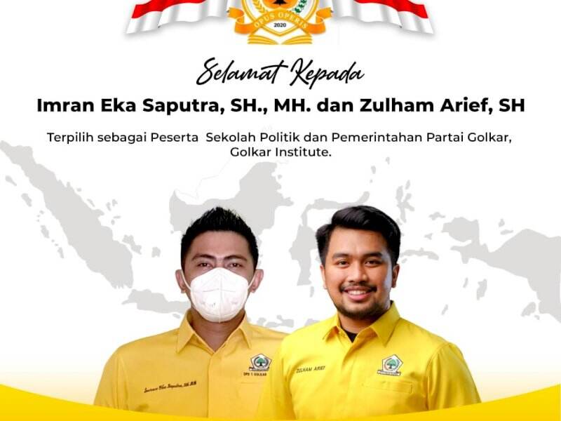 Lalui Seleksi Ketat, Dua Kader Golkar Sulsel Lolos Ikuti Golkar Institute