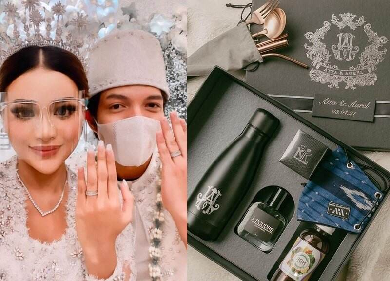 Suvenir Mewah Pernikahan Atta Halilintar & Aurel, dari Sendok hingga Kalung Liontin