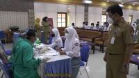 Sebelum PTM, Siswa SMAN 1 Kendal Jalani Rapid Test