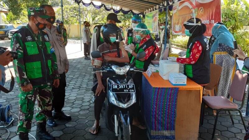 Di KLU, Vaksinasi Drive Thru Sudah Berjalan