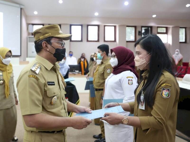 Lantik 91 Pejabat Fungsional, Danny : Seharusnya Kalian Dilantik Sebelum Saya
