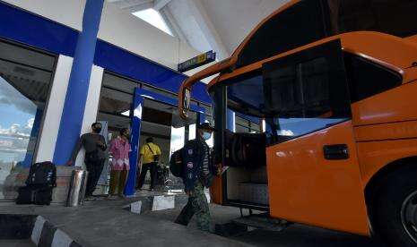 In Picture: Mudik Awal di Terminal Mengwi Badung, Bali