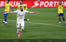 Hasil Cadiz vs Real Madrid: Barce Benzema Bawa El Real ke Puncak