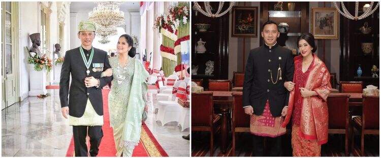 10 Beda gaya Annisa Pohan dan Aliya Rajasa pakai kebaya, anggun banget